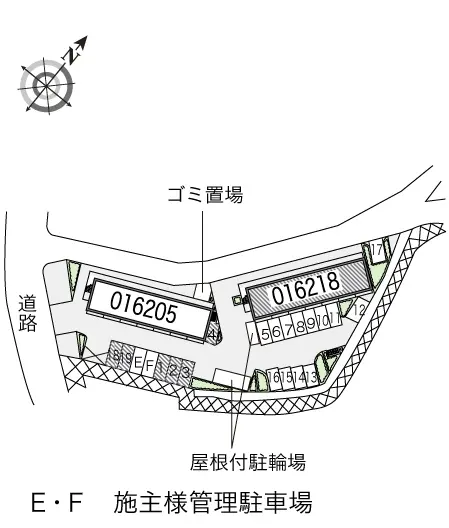 ★手数料０円★和泉市黒鳥町　月極駐車場（LP）